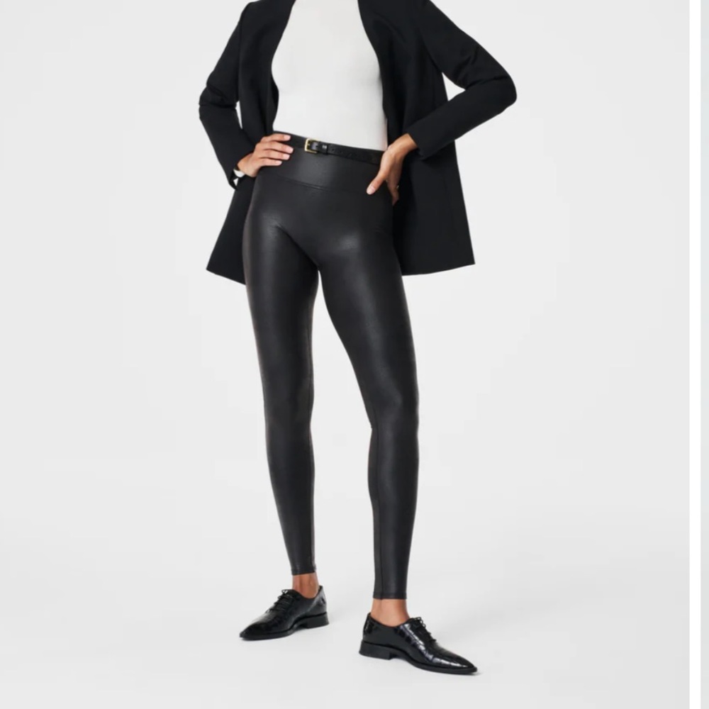NWT Spanx Faux leather leggings